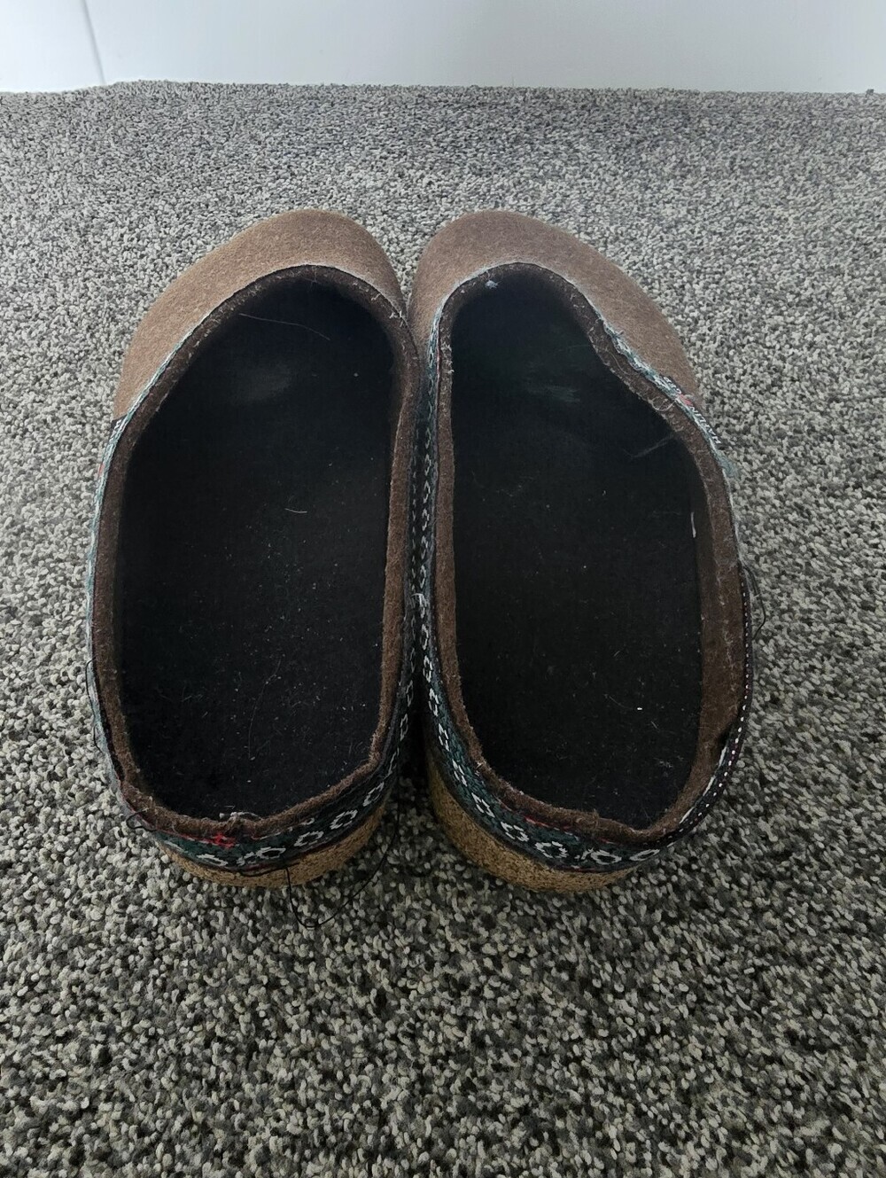 Haflinger Slip On Moccasins Brown men's size 12-13 (46) - Picture 3 of 5